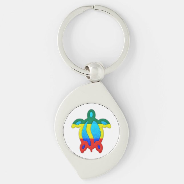 Jamaican Turtle Key Ring (Front)