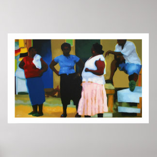 Jamaicans in Negril Poster