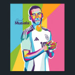 Jamal Musiala Wpap Pop Art Poster<br><div class="desc">Jamal Musiala wpap pop art</div>