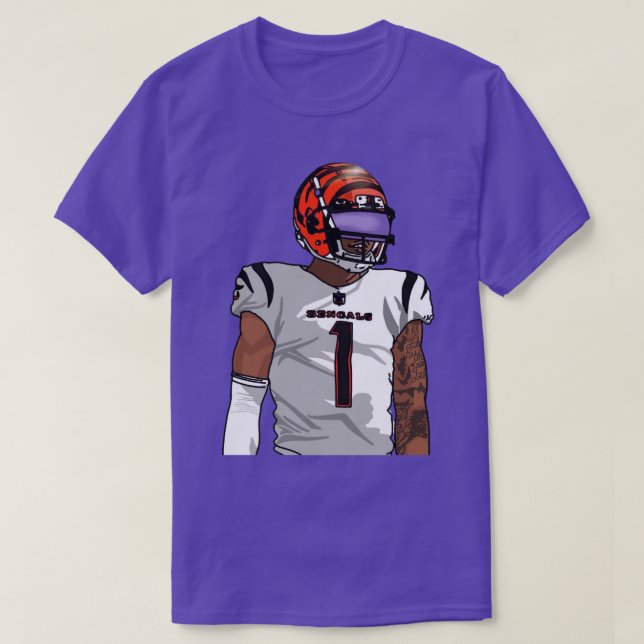 Jamar Chase Griddy T-Shirt (Design Front)