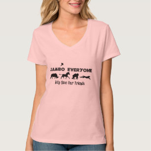 Jambo Everyone Help save endangered animals T-Shirt