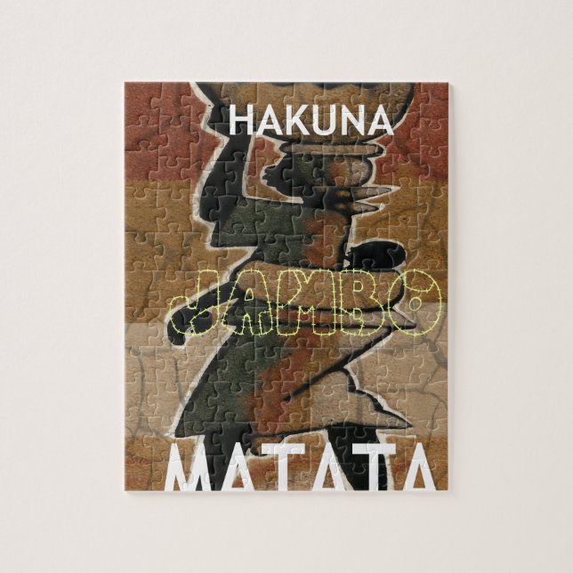 Jambo Habari Hakuna Matata. Jigsaw Puzzle (Vertical)