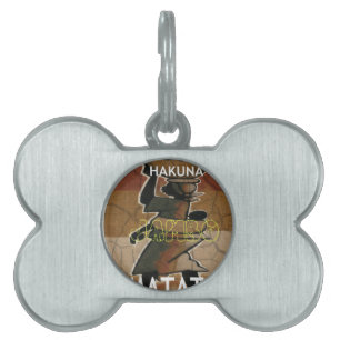 Jambo Habari Hakuna Matata. Pet Name Tag