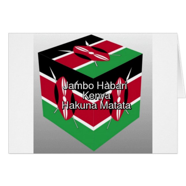 Jambo Habari ! Kenya Hakuna Matata (Front Horizontal)
