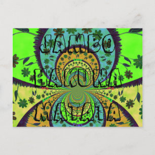 Jambo Hakuna Matata African Ethic Art Postcard