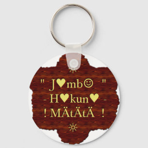 jambo Hakuna Matata day Gifts.png Key Ring