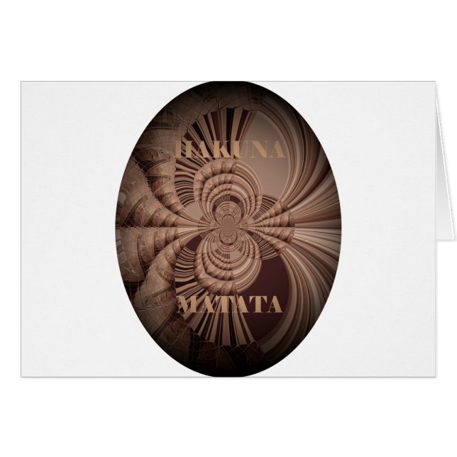 Jambo Hakuna Matata Kenya Giraffe Safari  Woven (Front Horizontal)