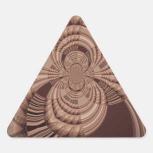 Jambo Hakuna Matata Kenya Giraffe Safari  Woven Triangle Sticker