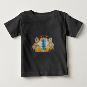 Jambo Jumbo African Kids Elephants Art Print Baby T-Shirt
