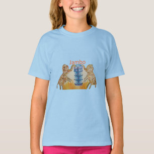 Jambo Jumbo African Kids Elephants Art Print T-Shirt