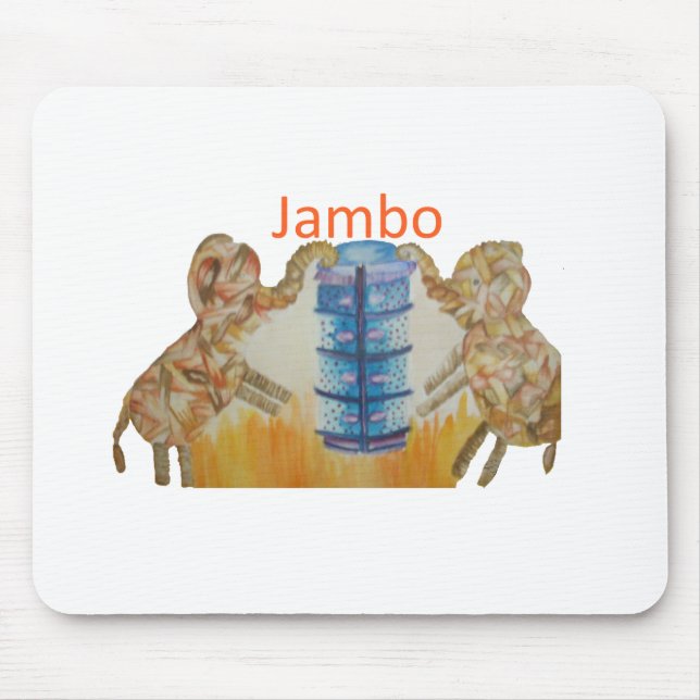 jambo Jumbo Hakuna Matata.png Mouse Mat (Front)