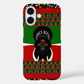 Jambo Kenya Art Print iPhone 16 Case