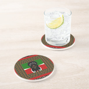 Jambo Kenya Art Print Coaster