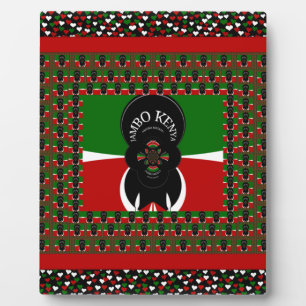 Jambo Kenya Art Print Plaque