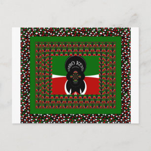 Jambo Kenya Art Print Postcard
