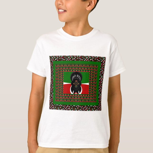 Jambo Kenya Art Print T-Shirt (Front)