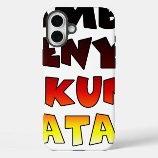 Jambo Kenya Hakuna Matata iPhone 16 Plus Case