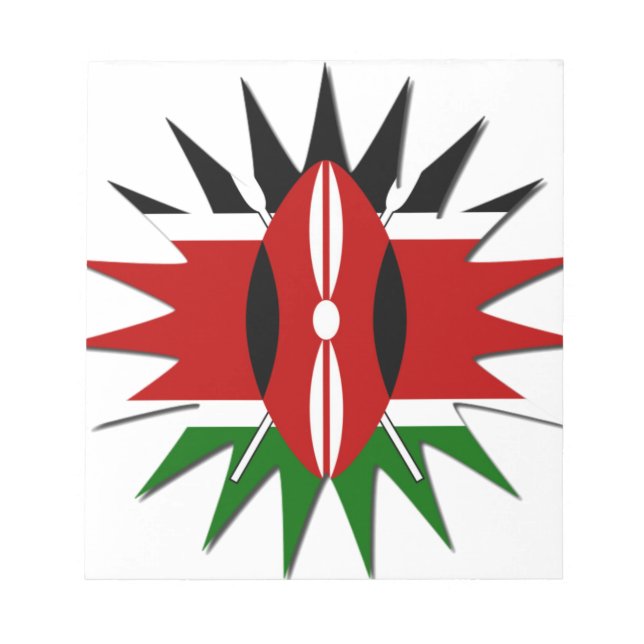 Jambo Kenya Hakuna Matata Notepad (Front)