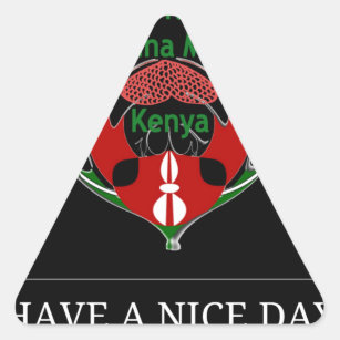 Jambo Kenya Triangle Sticker