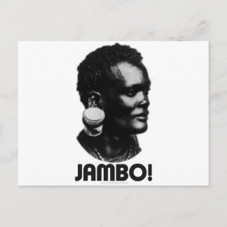 JAMBO! Swahili Greeting Postcard