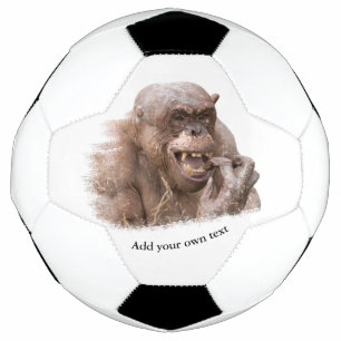 Jambo The Hairless Chimp (change to your own text) Football