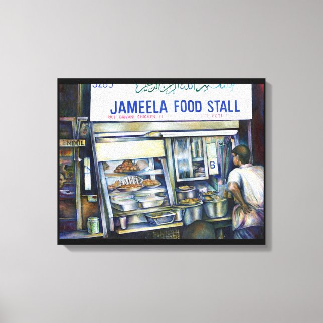 Jameela's Singapore Canvas Print (Front)