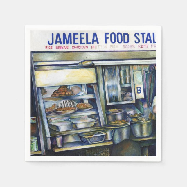 Jameela's Singapore Napkin (Front)