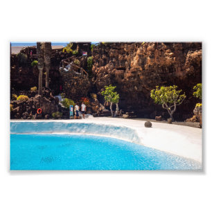 Jameos del Agua Pool, Lanzarote Photo Print