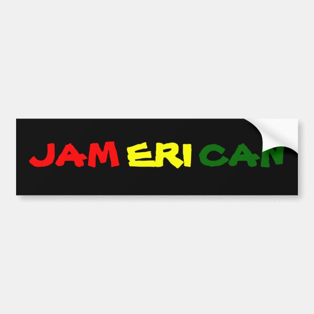 JAMERICAN BUMPER STICKER (Front)
