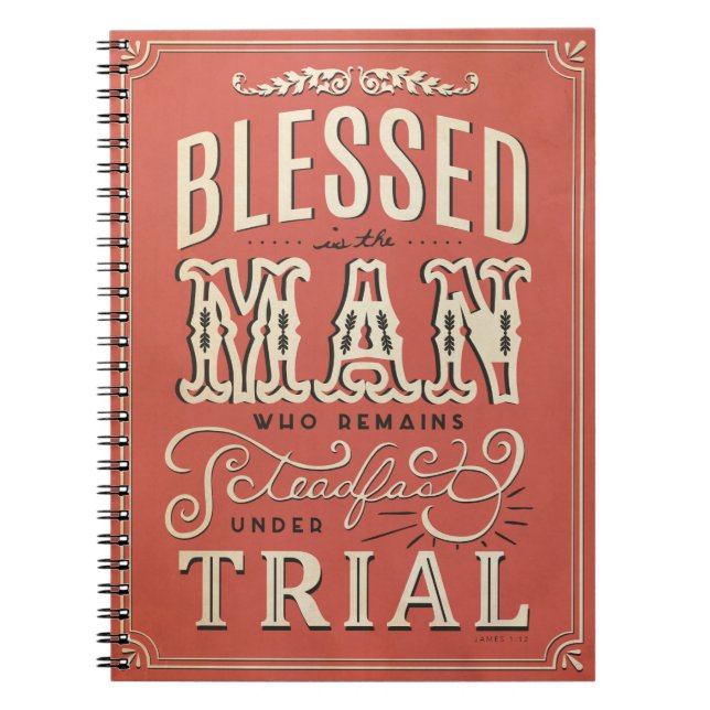 James 1:12 Notebook (Front)