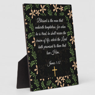 James 1:12 plaque