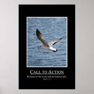 James 1:22 Be Doers of the Word Poster