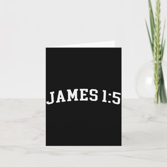 James 1 5  card (Front)