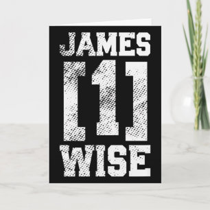 James 1 Wise Christian Inspirational Card