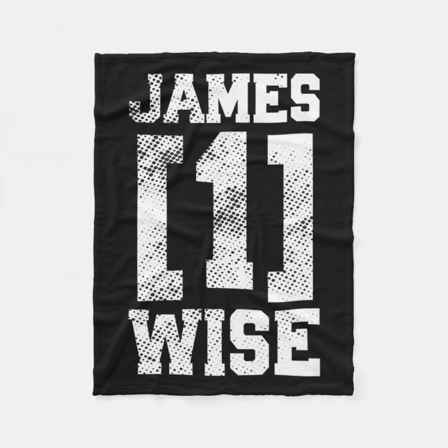 James 1 Wise Christian Inspirational  Fleece Blanket (Front)