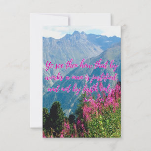 James 2:24 KJV Bible Scripture Pic Greeting Card