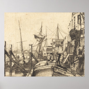 James Abbott McNeill Whistler - Limehouse Poster