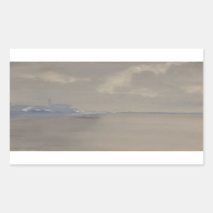 James Abbott McNeill Whistler - Southampton Water Rectangular Sticker