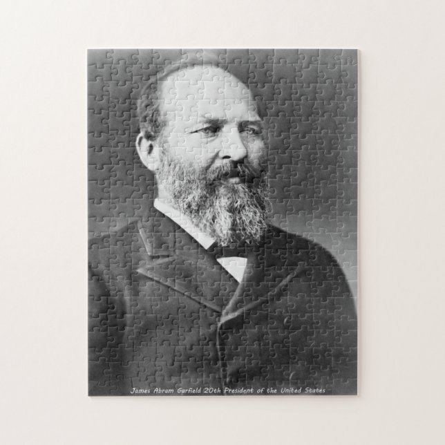 James Abraham Garfield 20th President of America. Jigsaw Puzzle (Vertical)