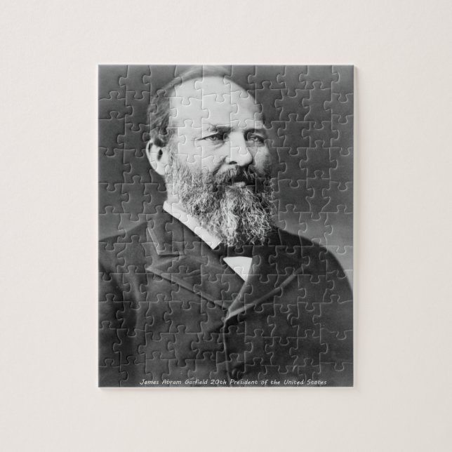 James Abraham Garfield 20th President of America. Jigsaw Puzzle (Vertical)