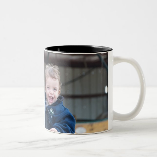 James and Tristan Two-Tone Coffee Mug (Right)