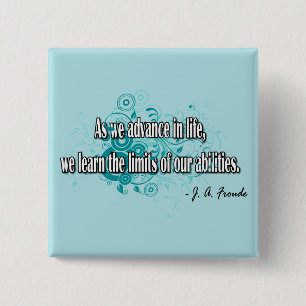 James Anthony Froude 15 Cm Square Badge