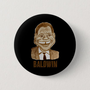 James Baldwin  6 Cm Round Badge