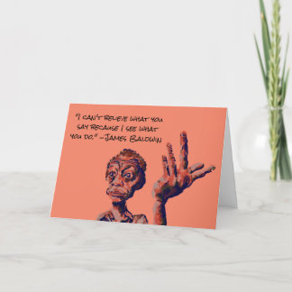 james baldwin quote card
