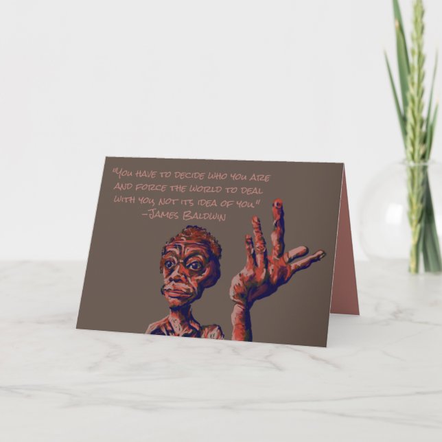 james baldwin quote card (Front)