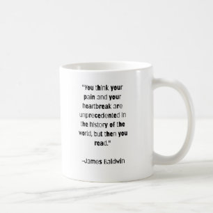 James Baldwin Reader Coffee Mug