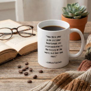 James Baldwin Reader Coffee Mug