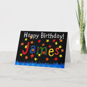 'James' Birthday Card