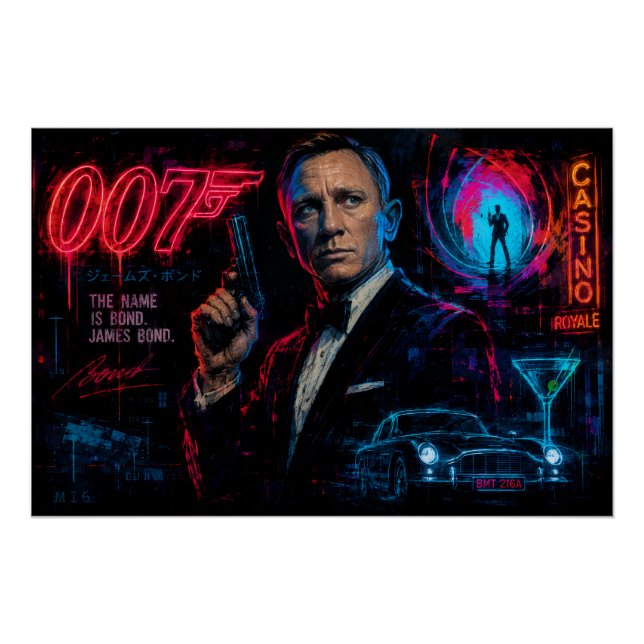 James Bond 007 Agent Poster (Front)