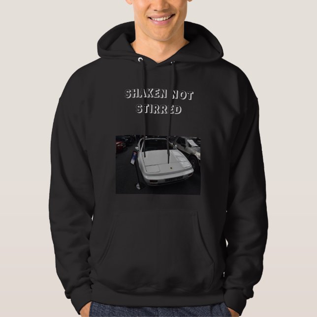 James Bond favourite Moto shaken not stirred Hoodie (Front)